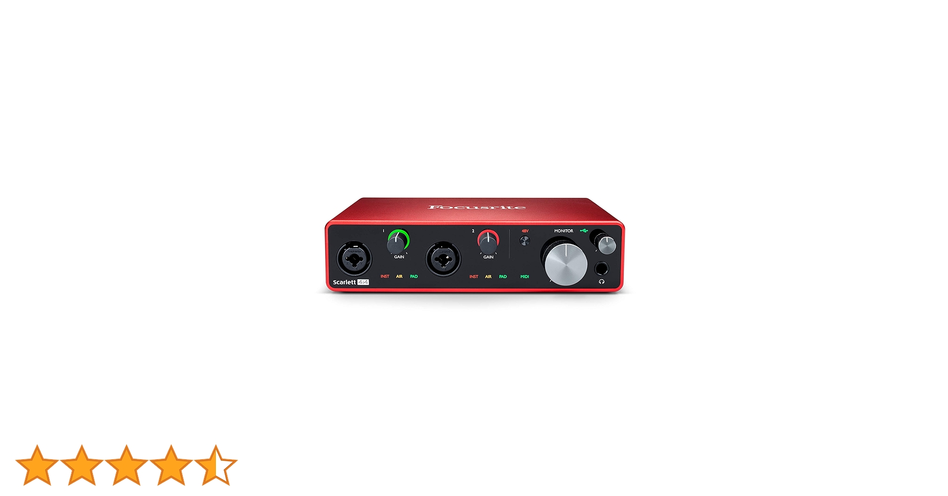 DTM・DAW Focusrite Scarlett 4i4 (3rd gen.) Scarlett 4i4 [3rd Gen] | Focusrite